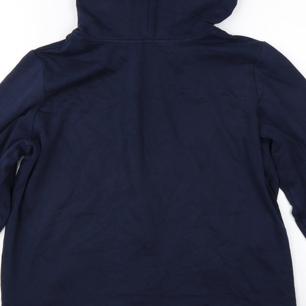 Marks & Spencer Womens Blue   Full Zip Hoodie Size 14
