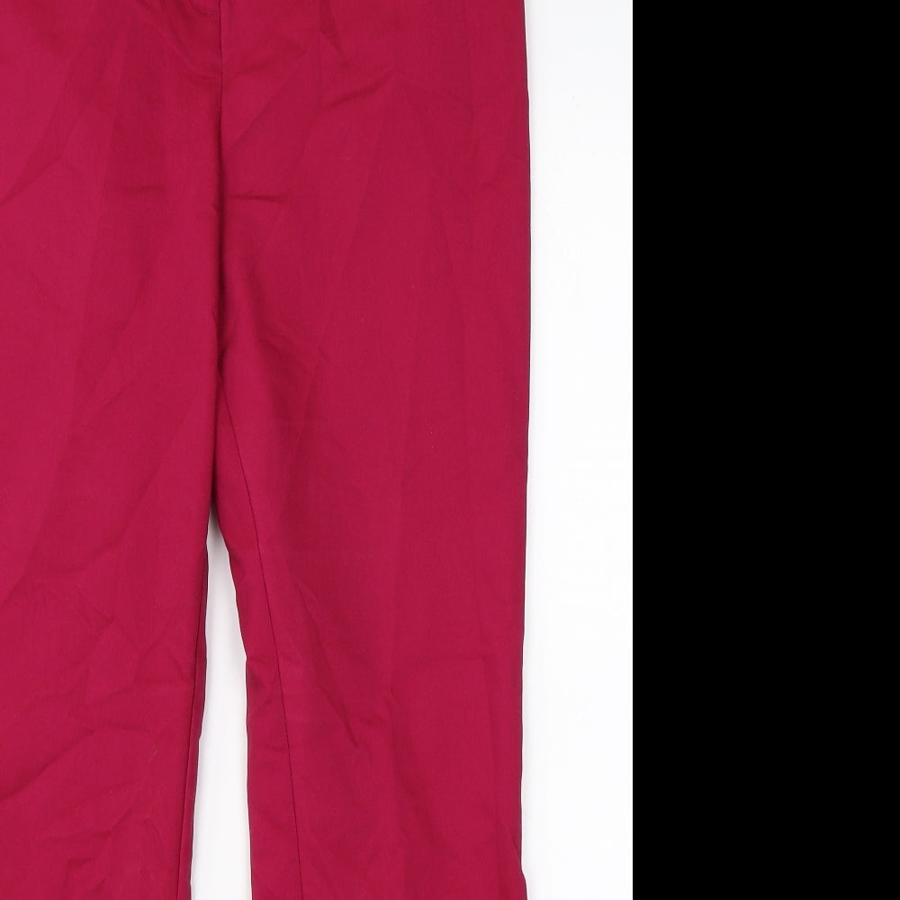 Papaya Womens Pink   Trousers  Size 14 L25 in