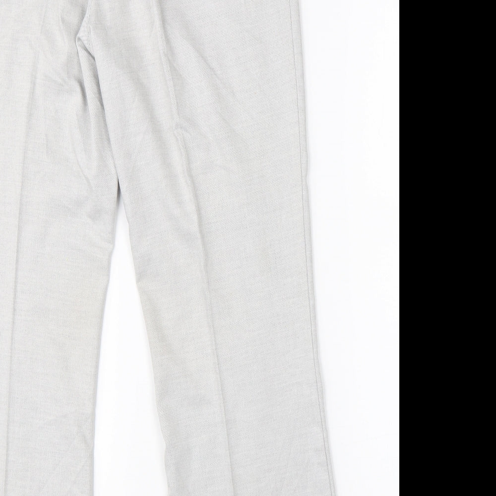 Per Una Womens Grey   Trousers  Size 14 L26 in
