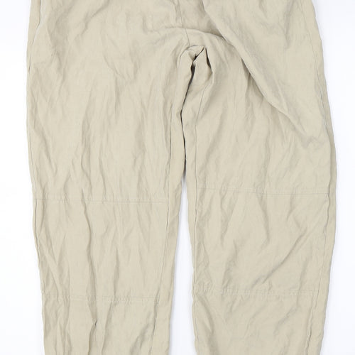 Missguided Womens Beige   Trousers  Size 8 L30 in