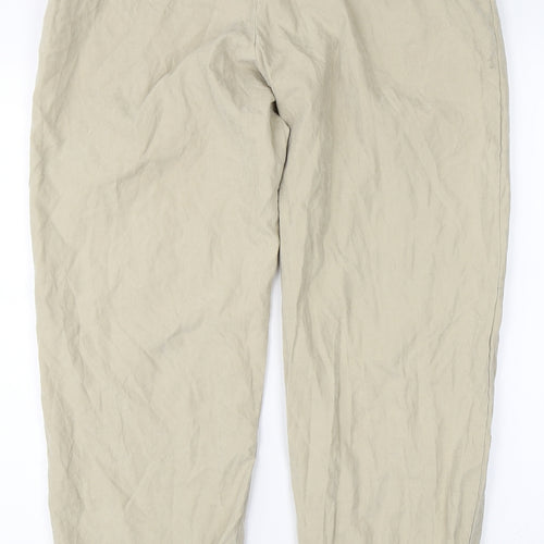 Missguided Womens Beige   Trousers  Size 8 L30 in