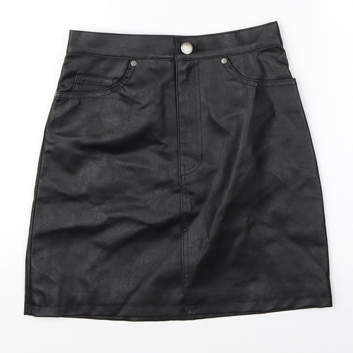 Divided Womens Black   Mini Skirt Size 4