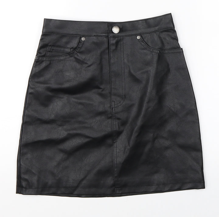 Divided Womens Black   Mini Skirt Size 4