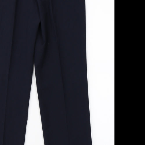 BM Collection Womens Blue   Dress Pants Trousers Size 12 L23 in