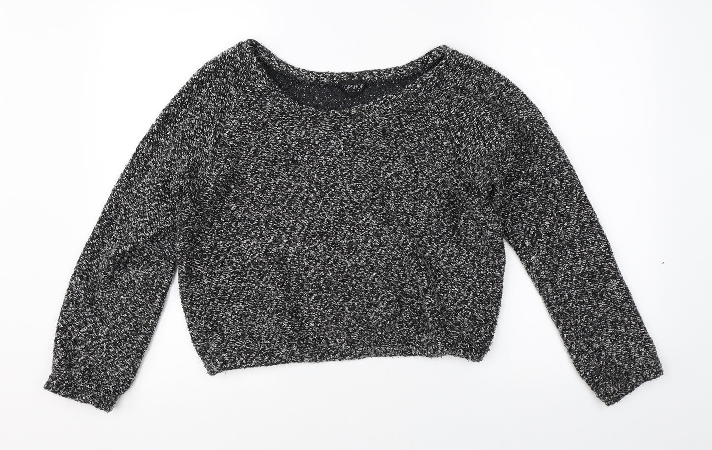 Topshop Womens Grey   Shrug Jumper Size 8