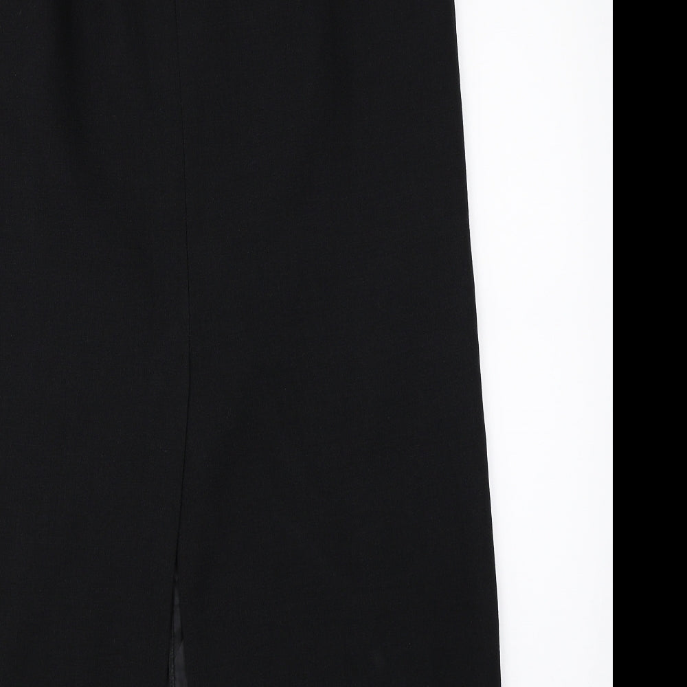 Klass Womens Black   A-Line Skirt Size 14