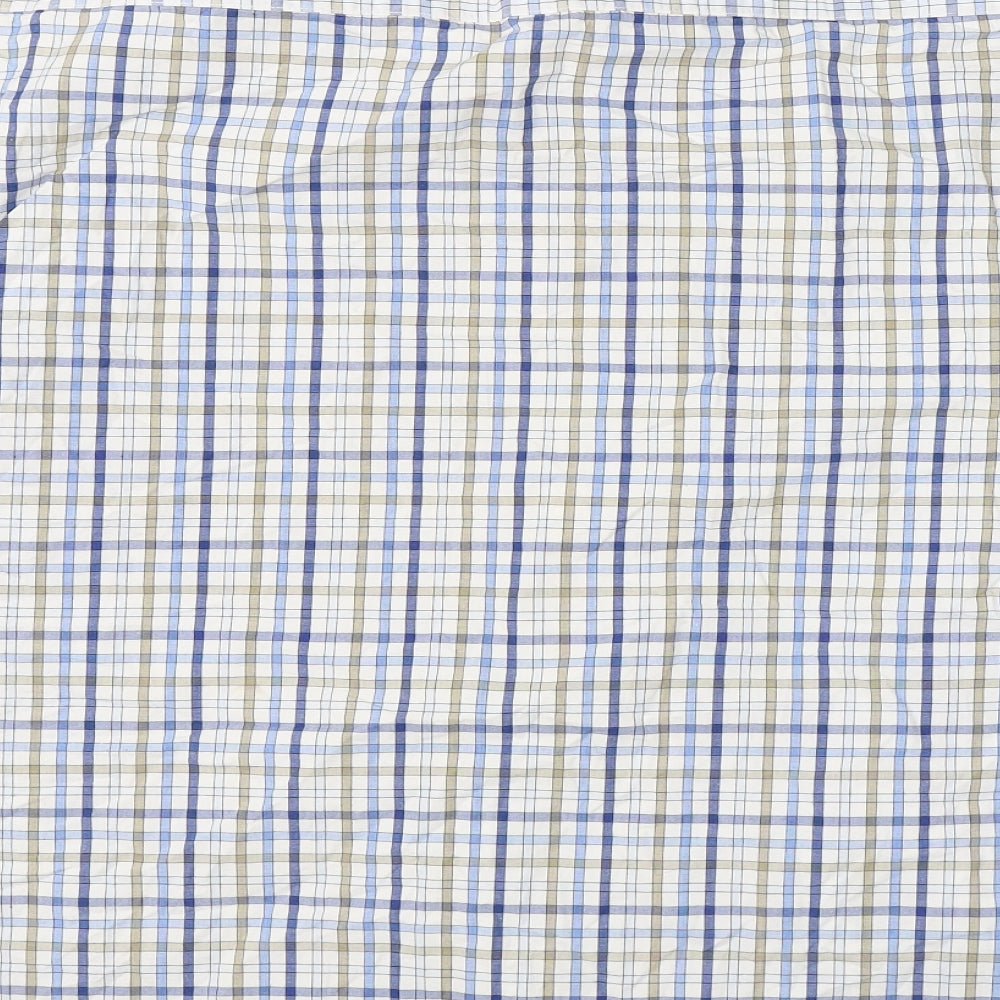 Skopes Mens Blue Check   Button-Up Size XL