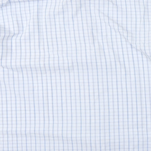 Peter England Mens Blue Check   Button-Up Size 41