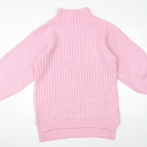 Miss Selfridge Womens Pink  Knit Pullover Jumper Size 12