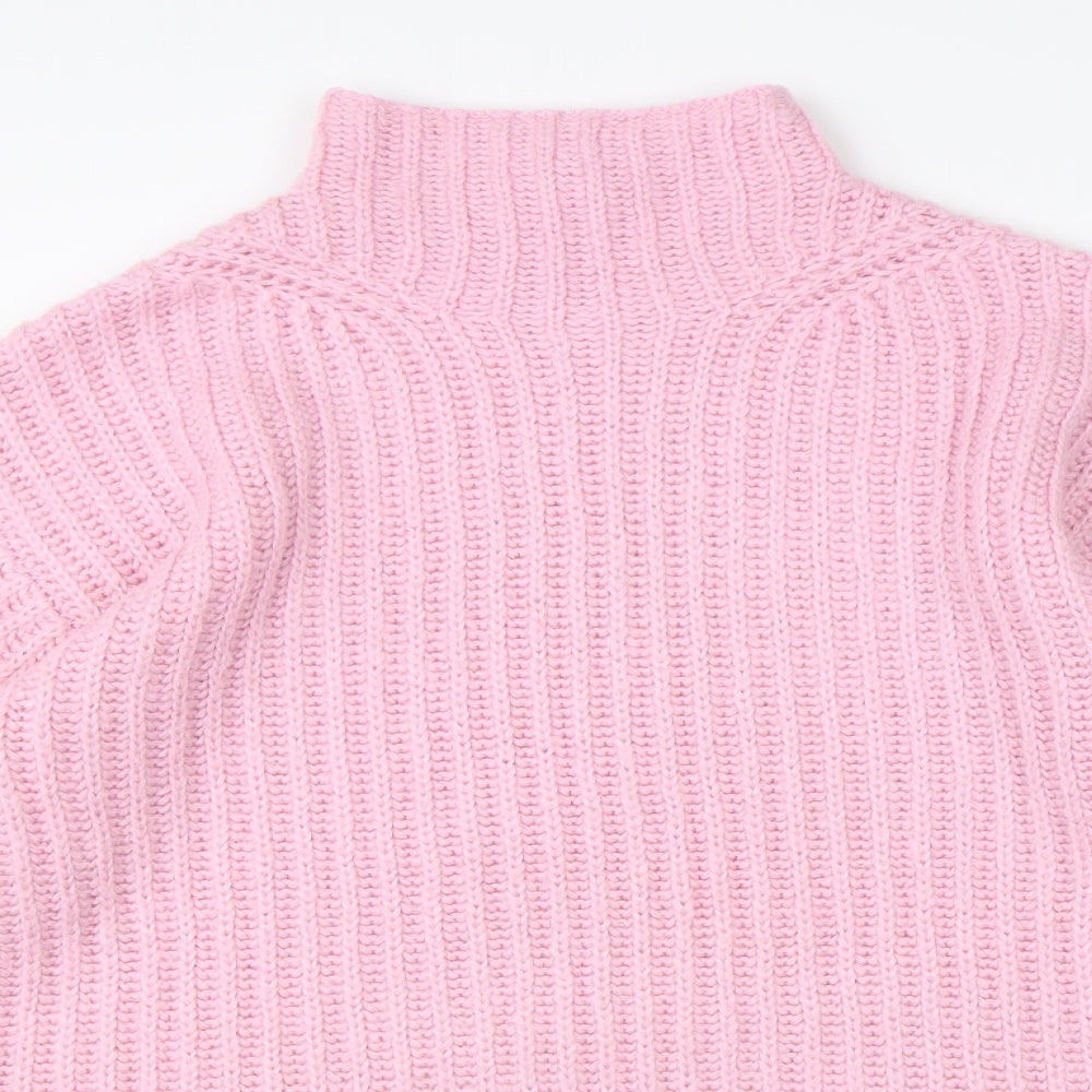 Miss Selfridge Womens Pink  Knit Pullover Jumper Size 12