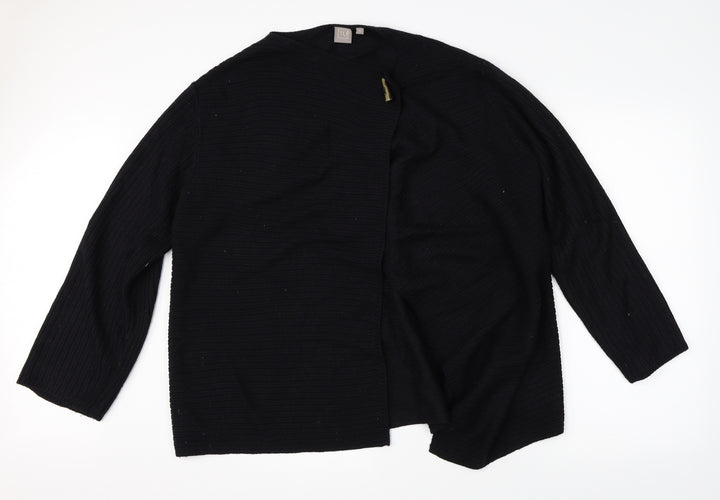 TU Womens Black Cardigan Jumper Size 12
