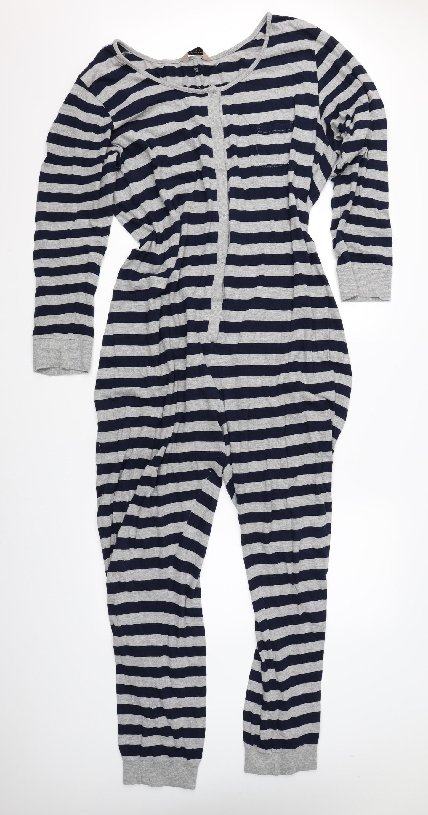 Dorothy Perkins Womens Blue Striped   One Piece Size XL