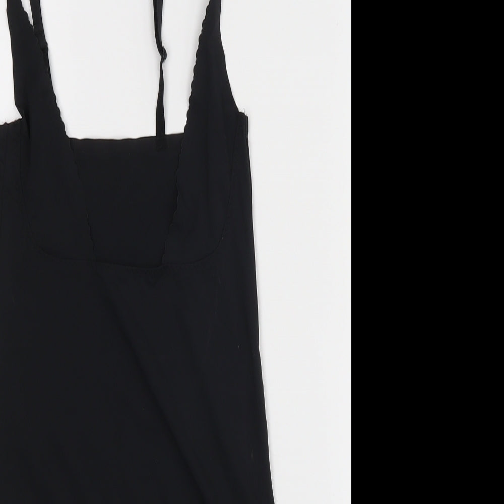 Preworn Womens Black   Basic Blouse Size 10