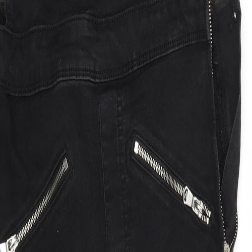 H&M Womens Black   Straight Jeans Size 12 L27 in - Dungaree
