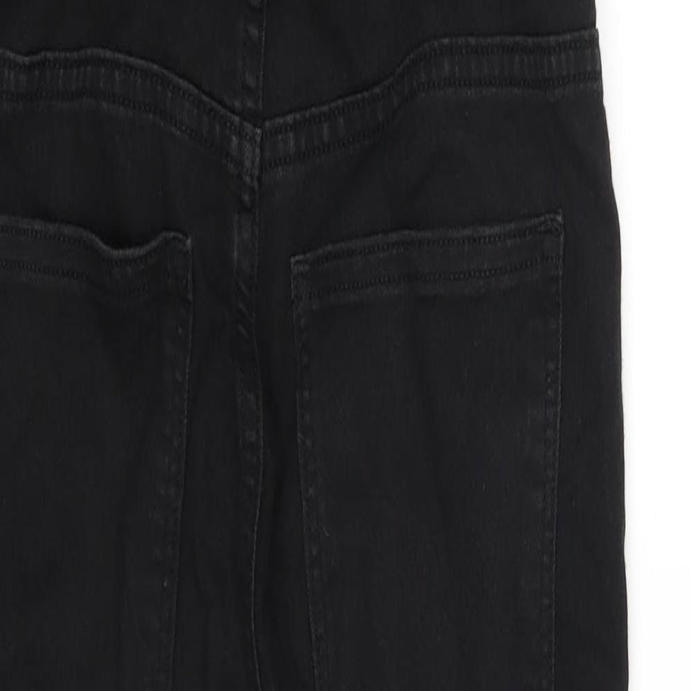 H&M Womens Black   Straight Jeans Size 12 L27 in - Dungaree