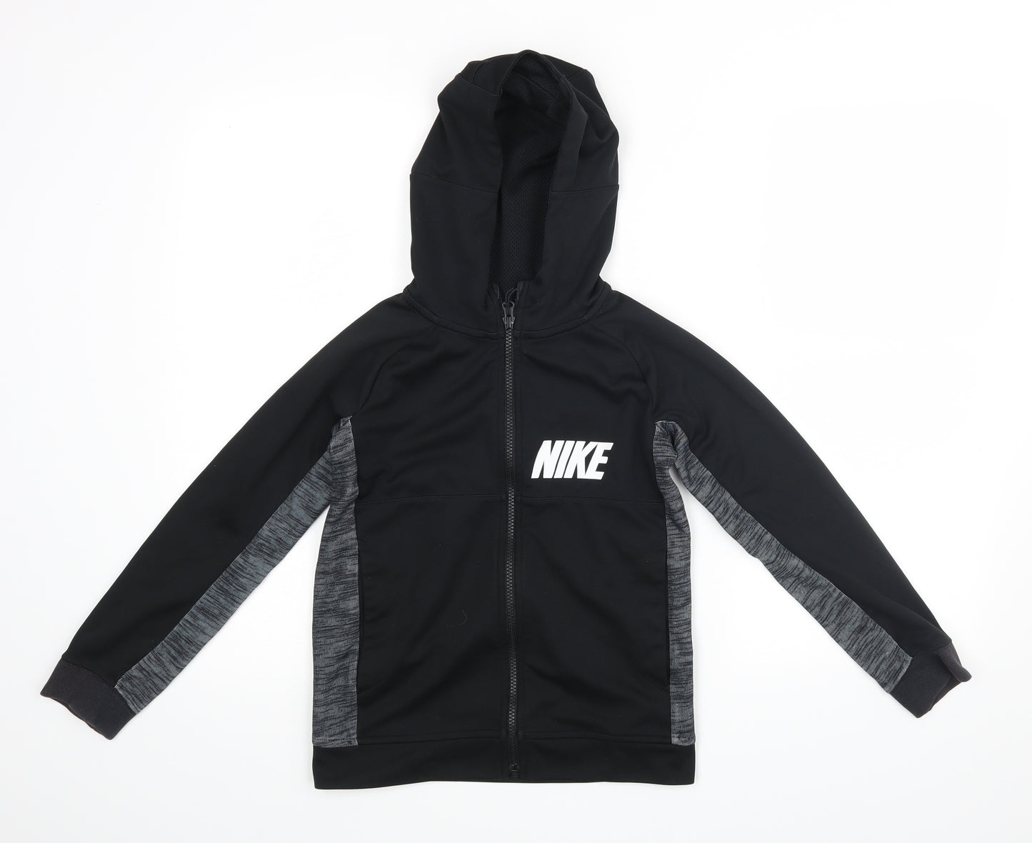 Nike Boys Black   Full Zip Hoodie Size 8-9 Years