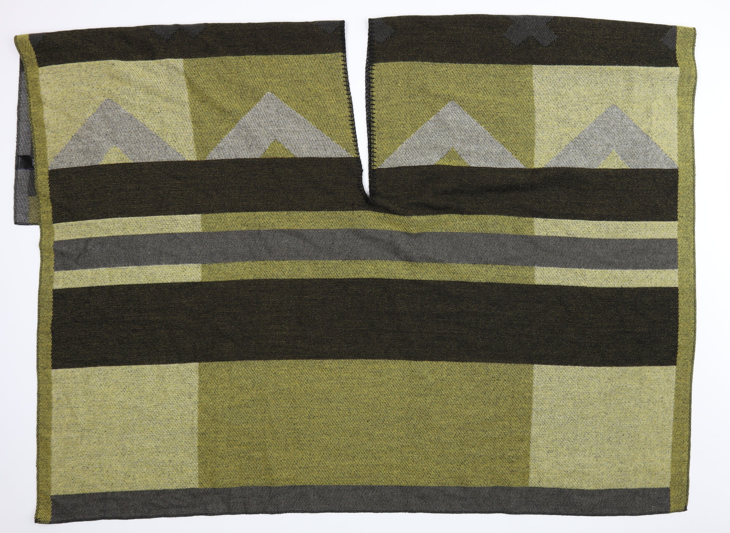NEXT Womens Green Geometric  Wrap Jumper One Size