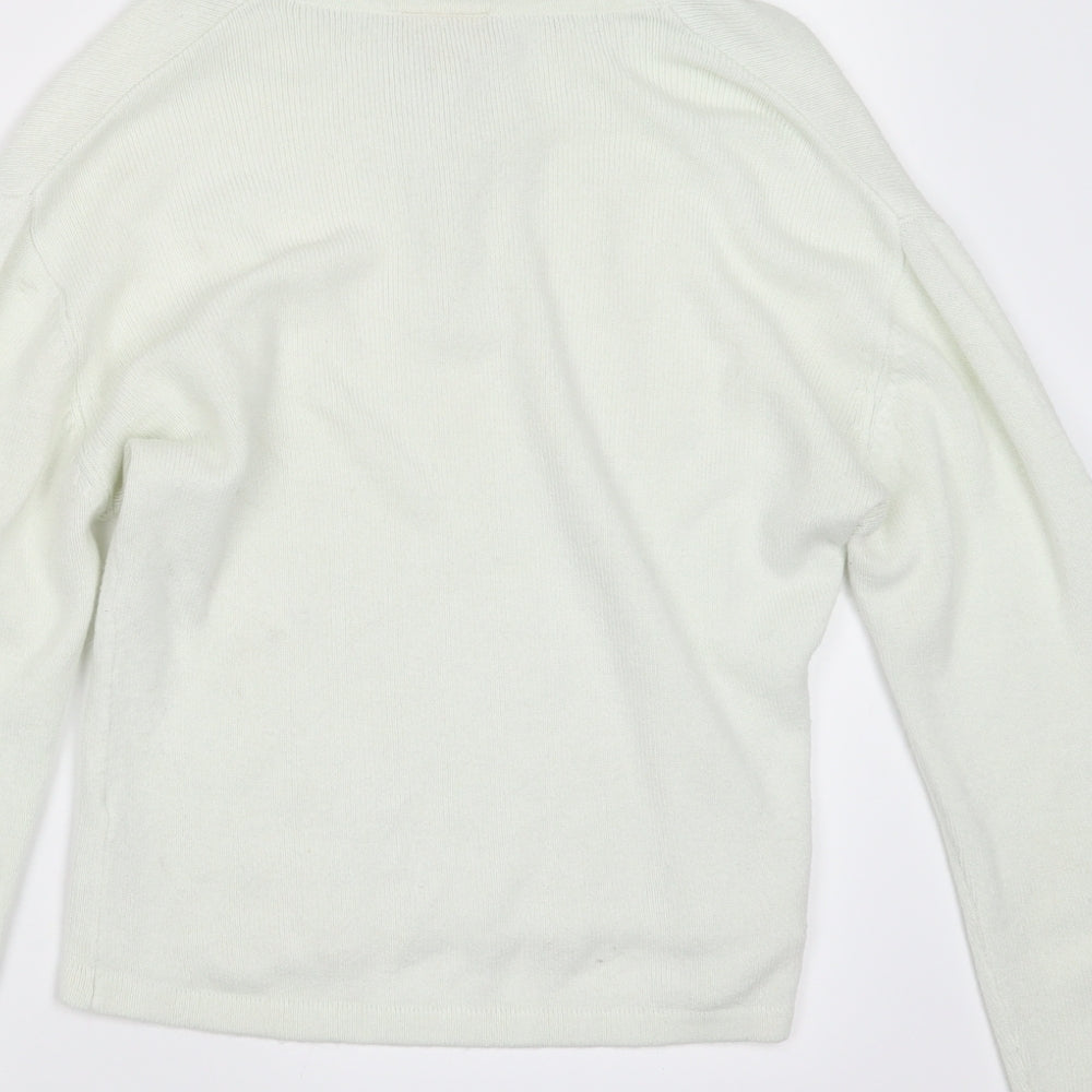 Atmosphere Womens White  Knit Pullover Jumper Size 10