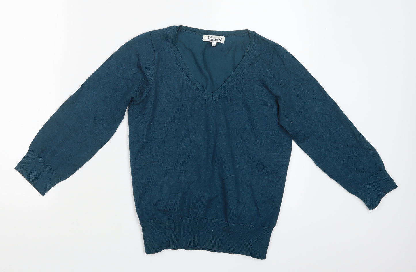 Debenhams Womens Blue  Knit Pullover Jumper Size 10