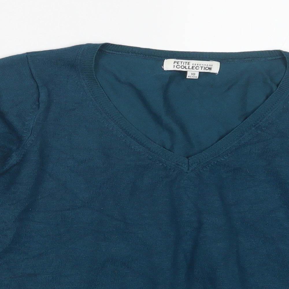 Debenhams Womens Blue  Knit Pullover Jumper Size 10
