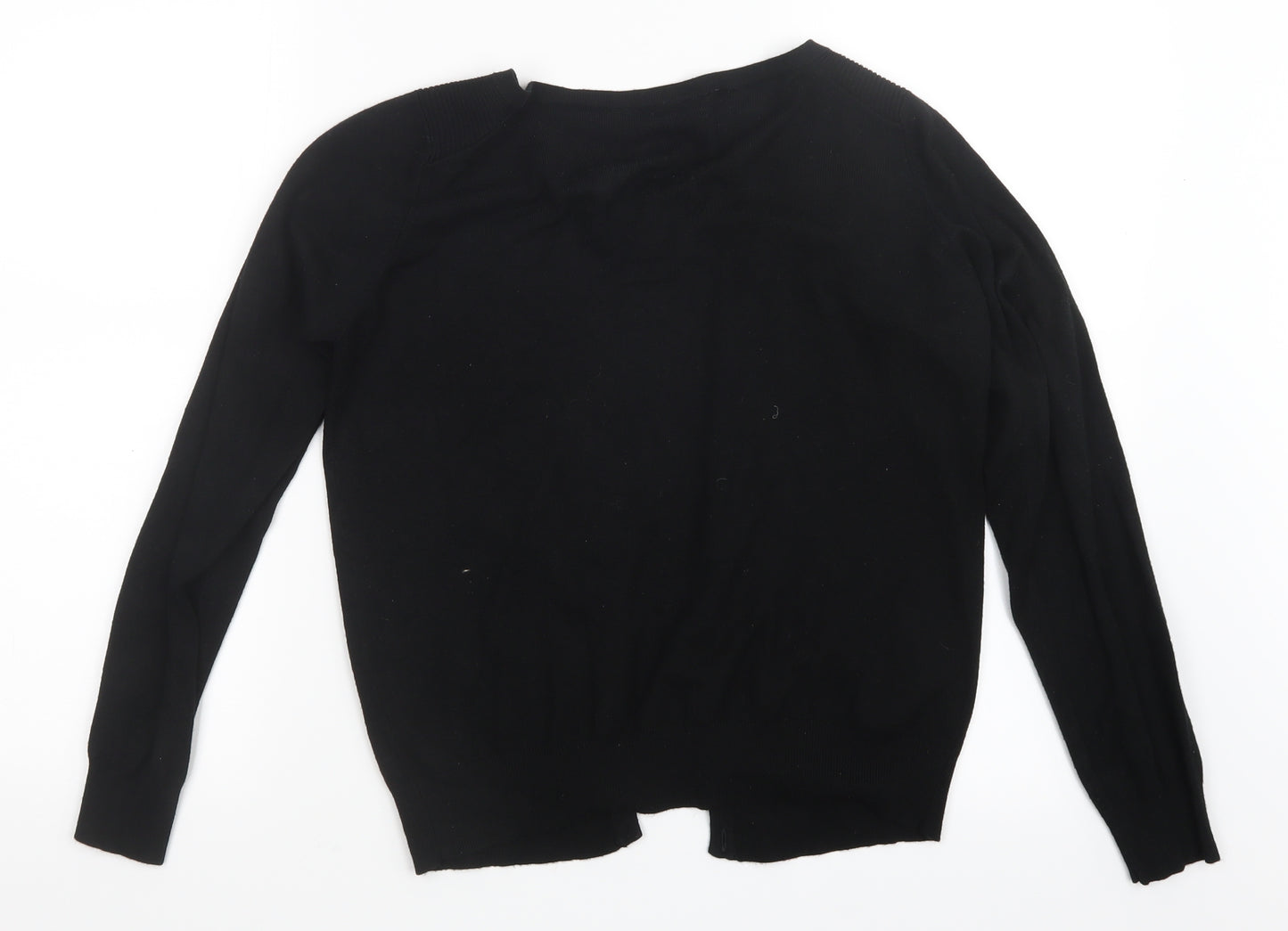 Dorothy Perkins Womens Black  Knit Cardigan Jumper Size 14