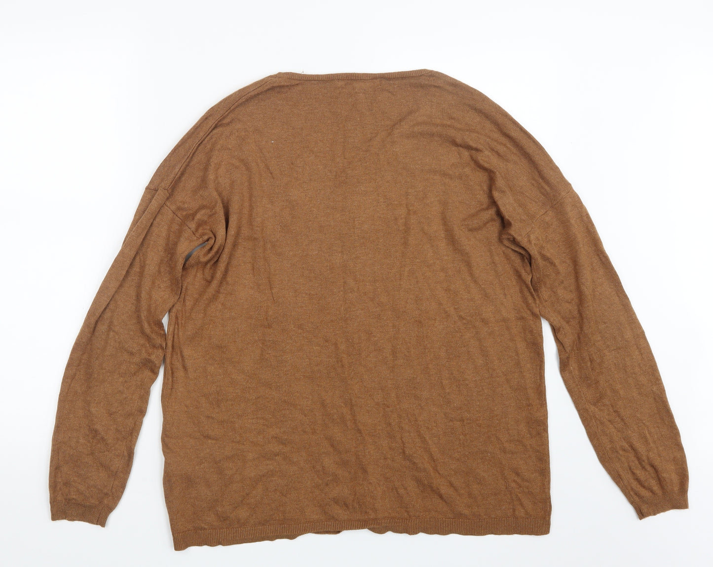 Atmosphere Womens Beige  Knit Pullover Jumper Size 16