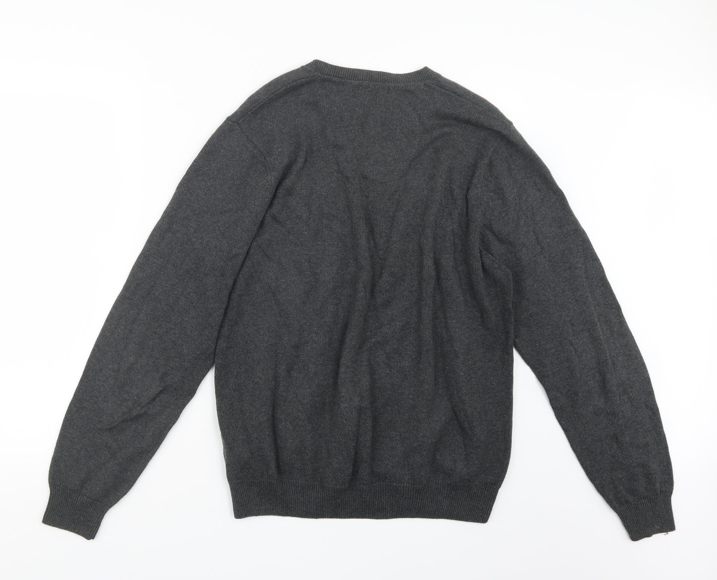 Marks and Spencer Mens Grey  Knit Pullover Jumper Size M