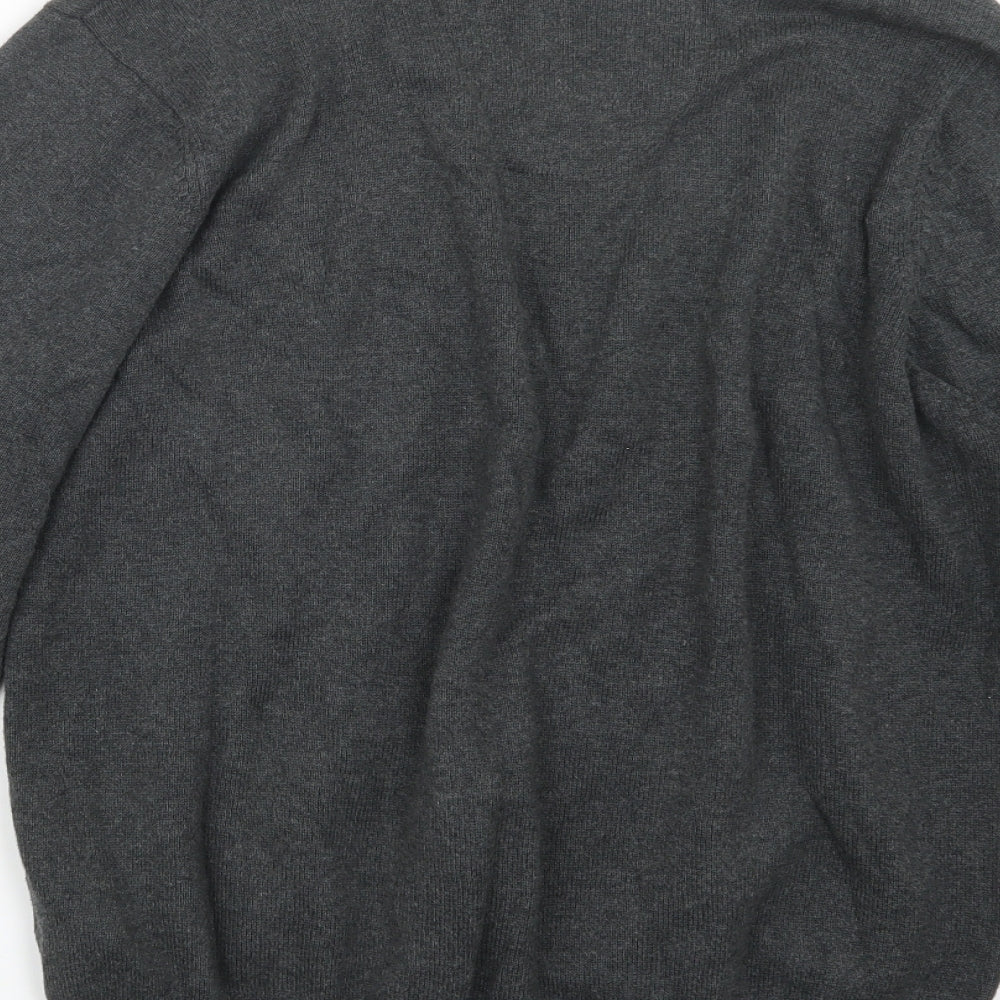 Marks and Spencer Mens Grey  Knit Pullover Jumper Size M