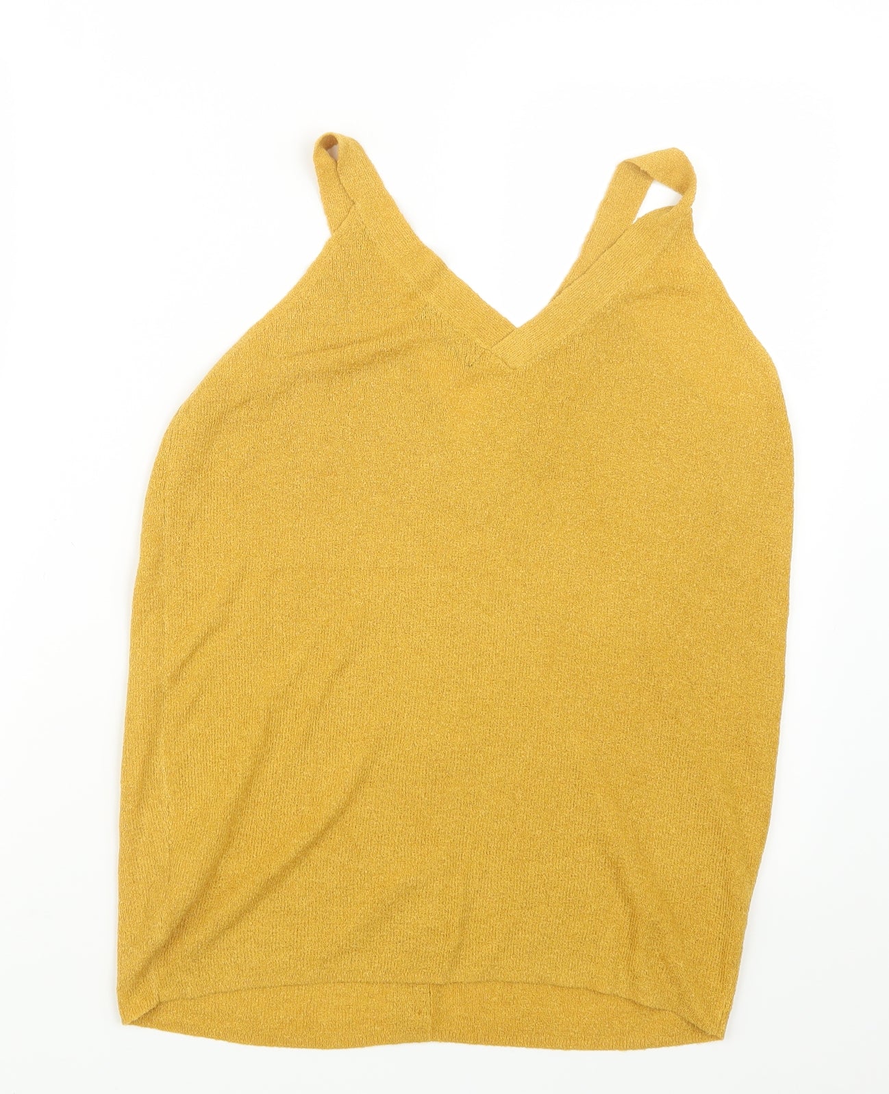 F&F Womens Yellow   Basic Tank Size 12