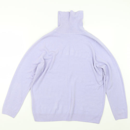 BHS Womens Purple  Knit Pullover Jumper Size 20