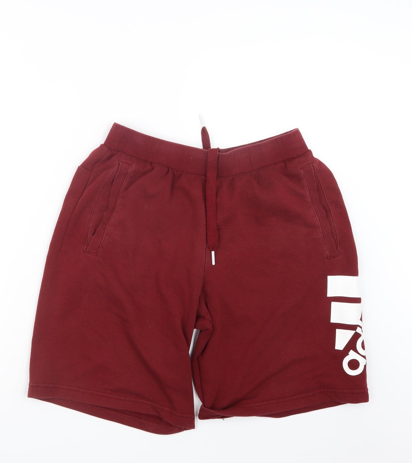 adidas Mens Red   Sweat Shorts Size M
