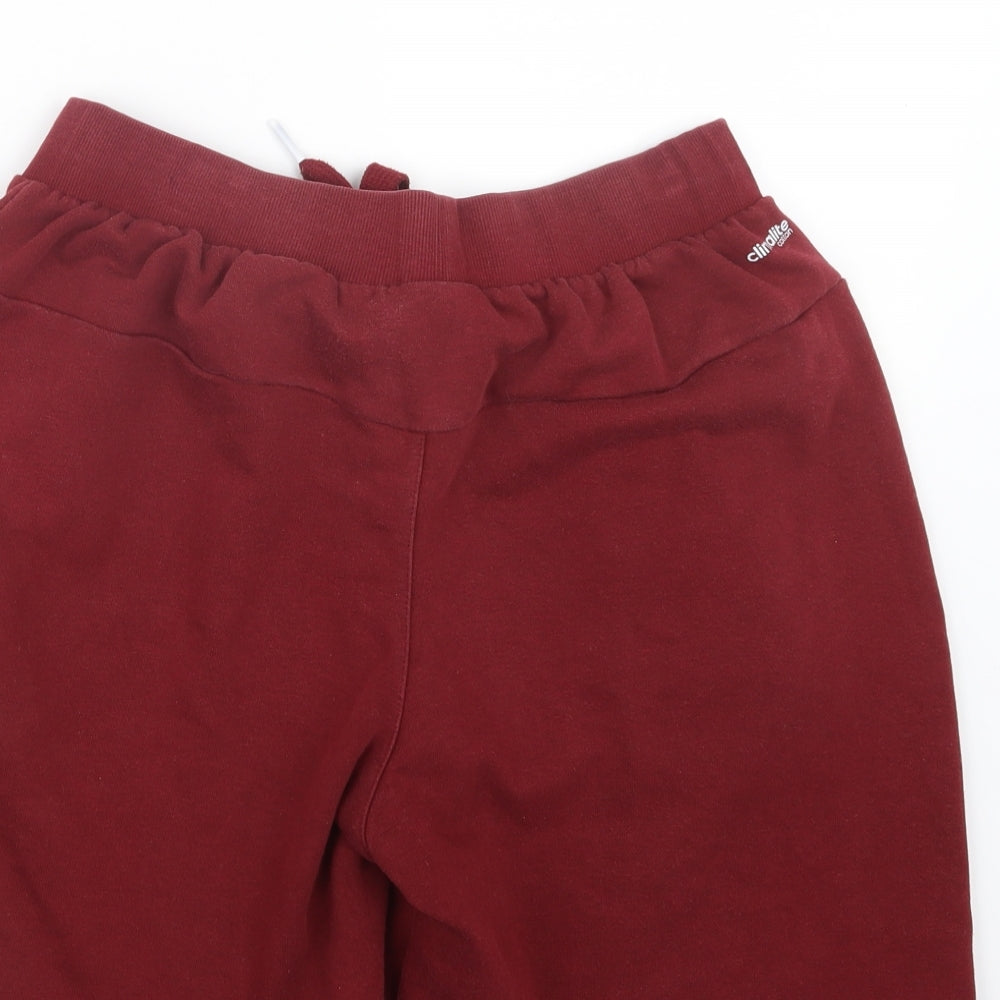 adidas Mens Red   Sweat Shorts Size M