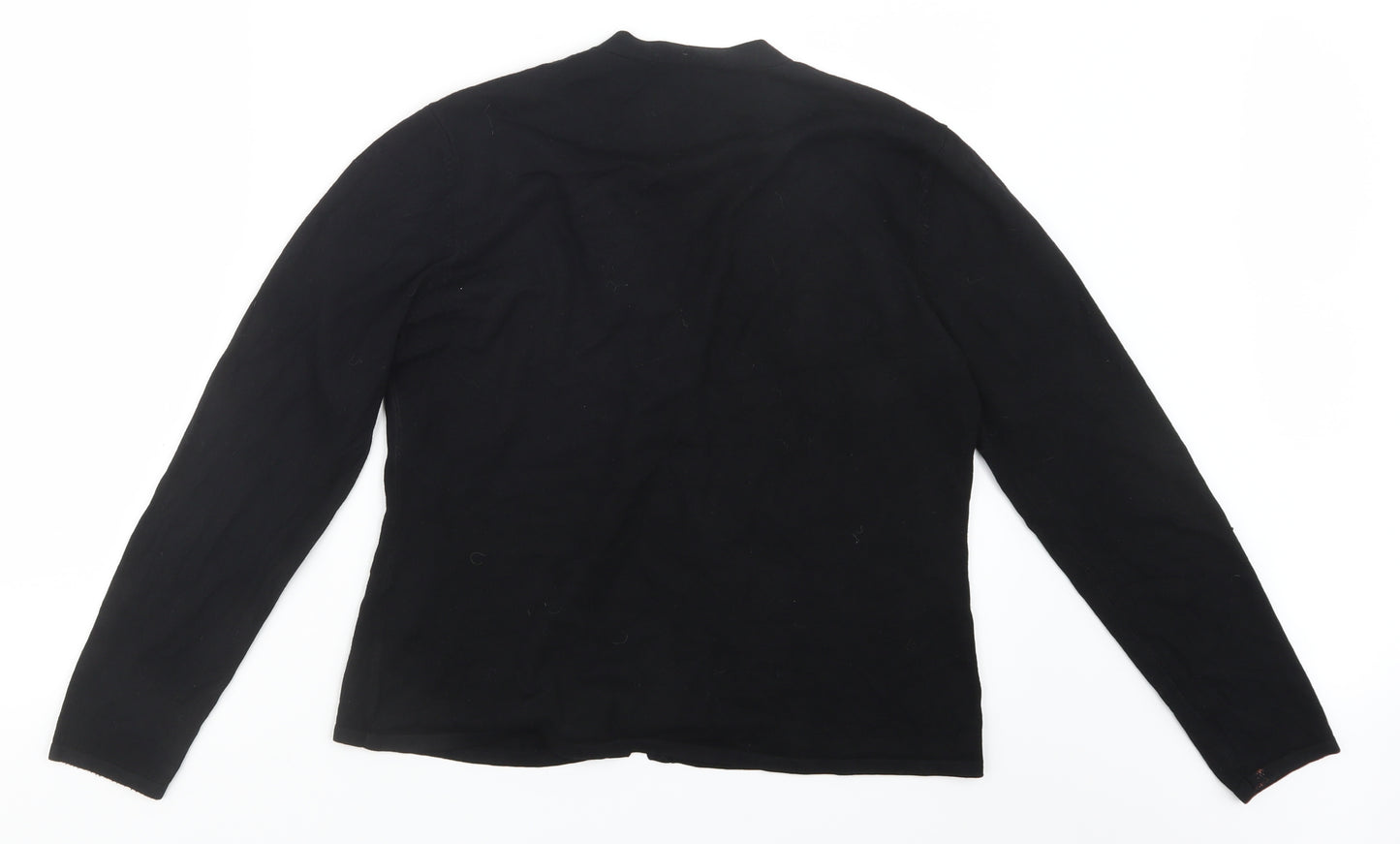 Marks and Spencer Womens Black  Knit Cardigan Jumper Size 16