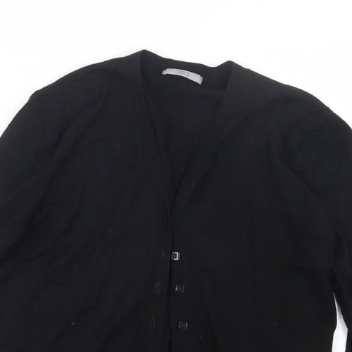 Marks and Spencer Womens Black  Knit Cardigan Jumper Size 16