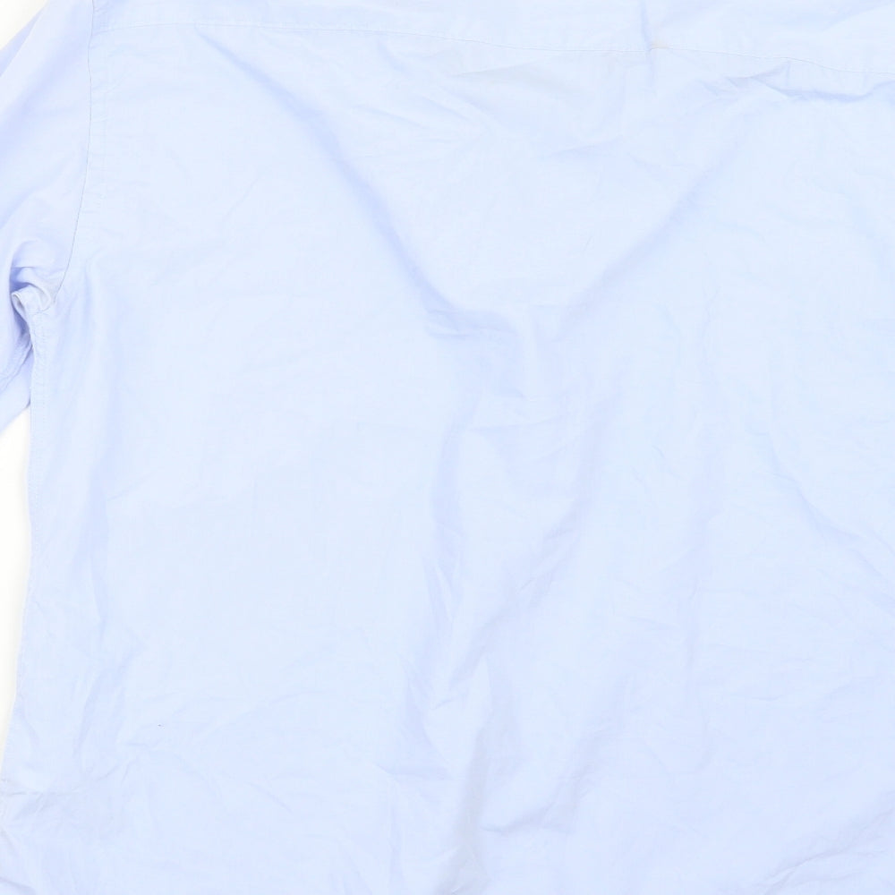 Selected Mens Blue    Button-Up Size L