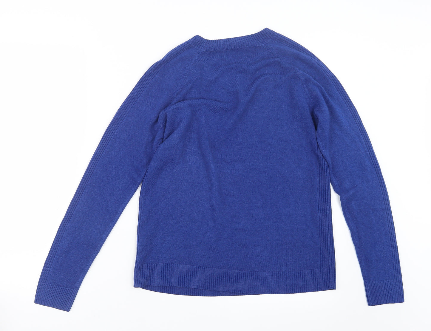 TU Womens Blue  Knit Pullover Jumper Size 10