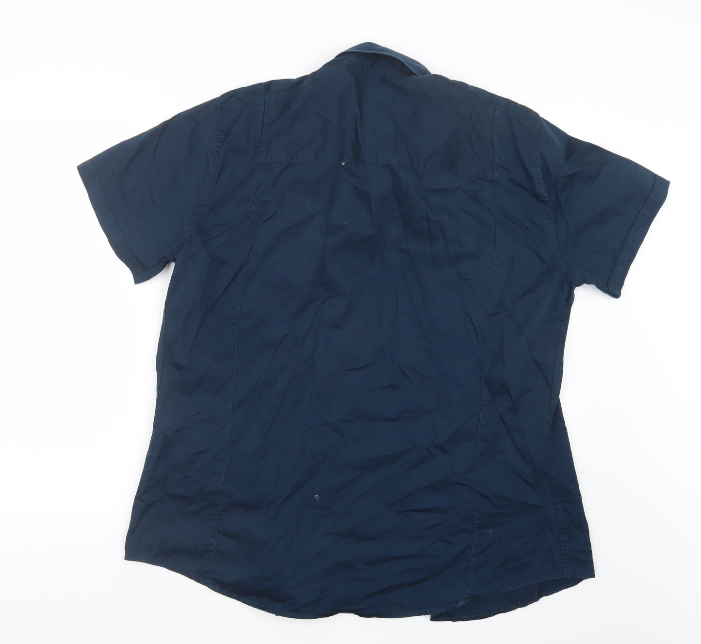 H&M Mens Blue    Button-Up Size L