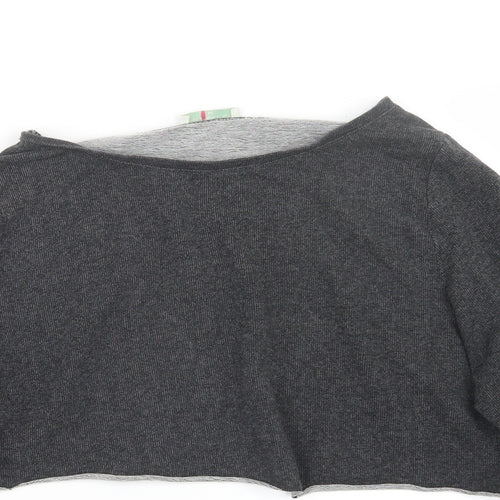 M LIFE Womens Grey   Pullover Jumper Size M  - Cropped