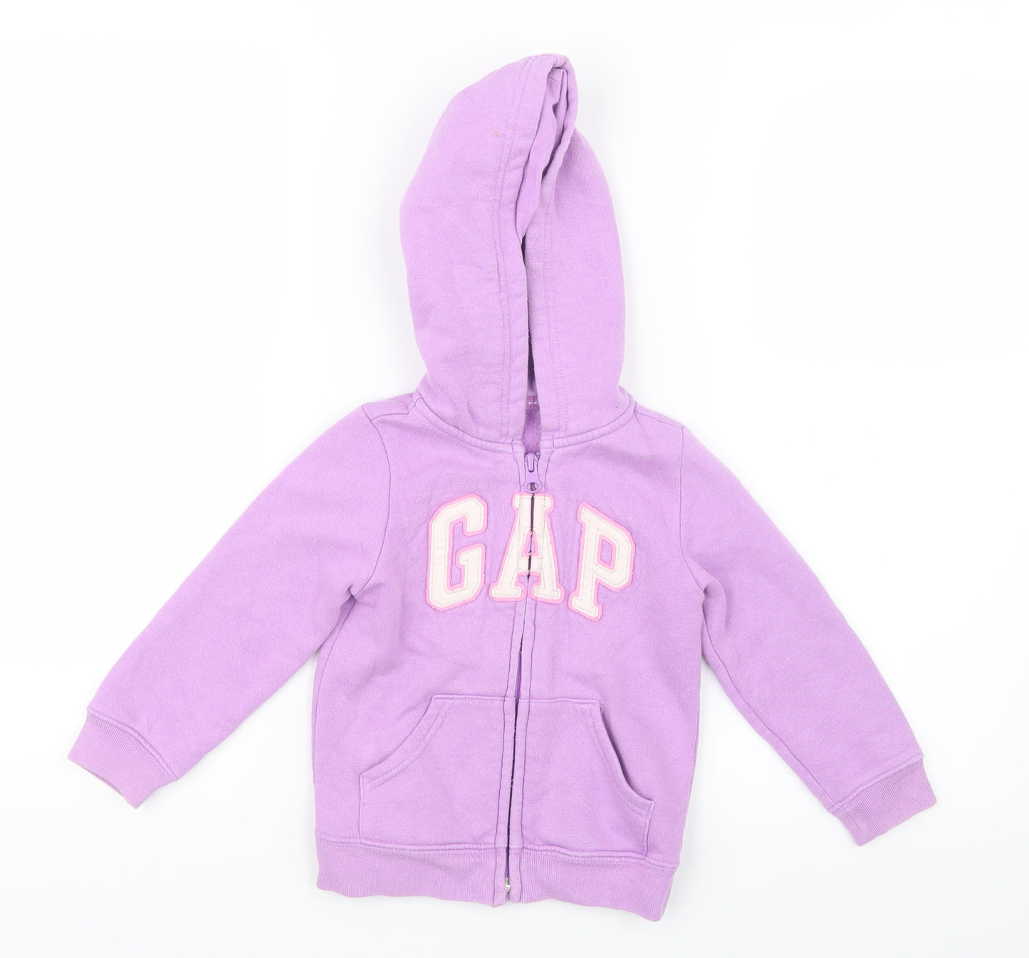 Gap Girls Purple   Full Zip Hoodie Size 3 Years