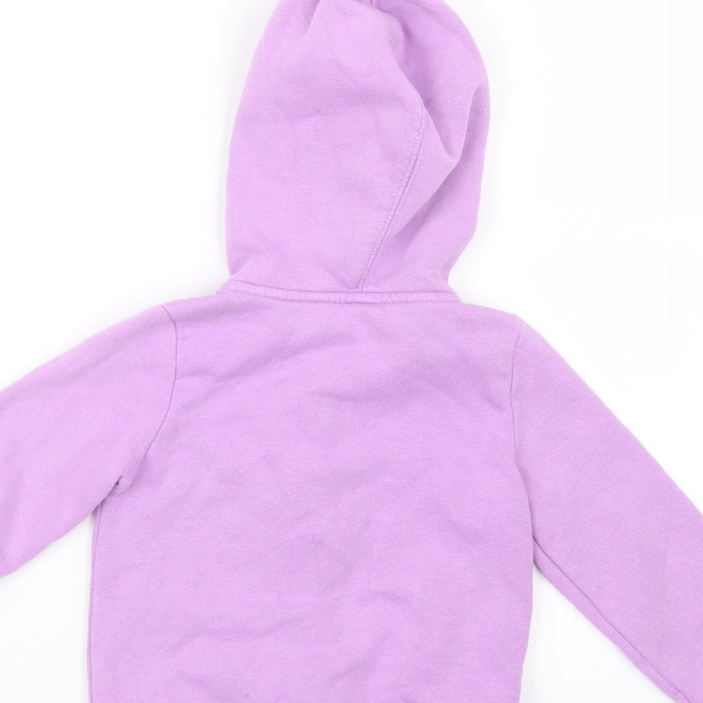 Gap Girls Purple   Full Zip Hoodie Size 3 Years