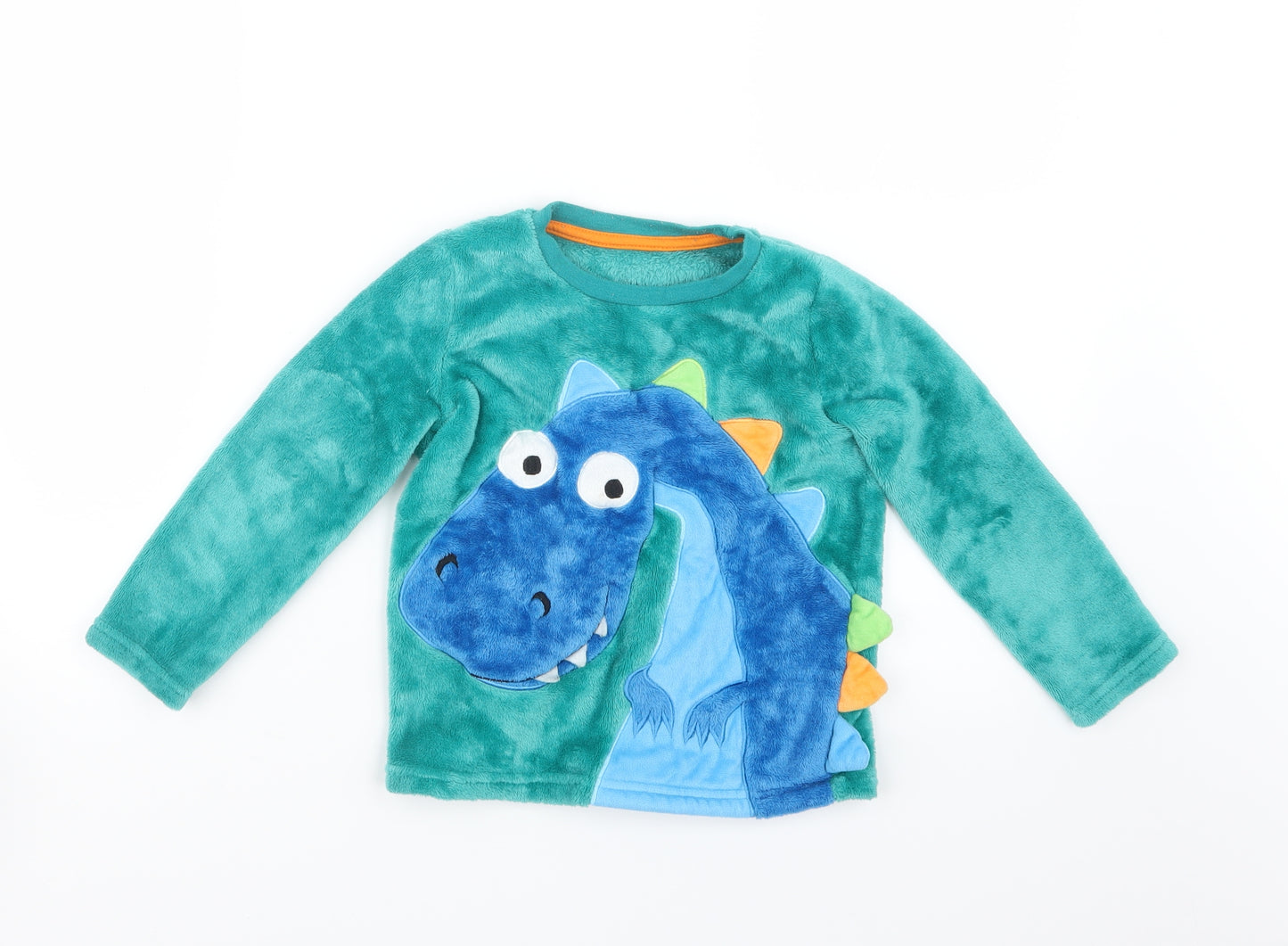 Nutmeg Boys Green Geometric   Pyjama Top Size 4-5 Years