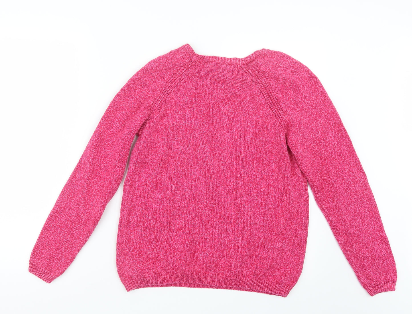EWM Womens Pink  Knit Pullover Jumper Size 14