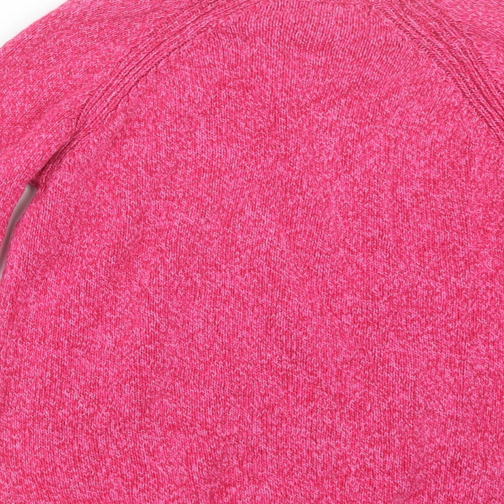 EWM Womens Pink  Knit Pullover Jumper Size 14
