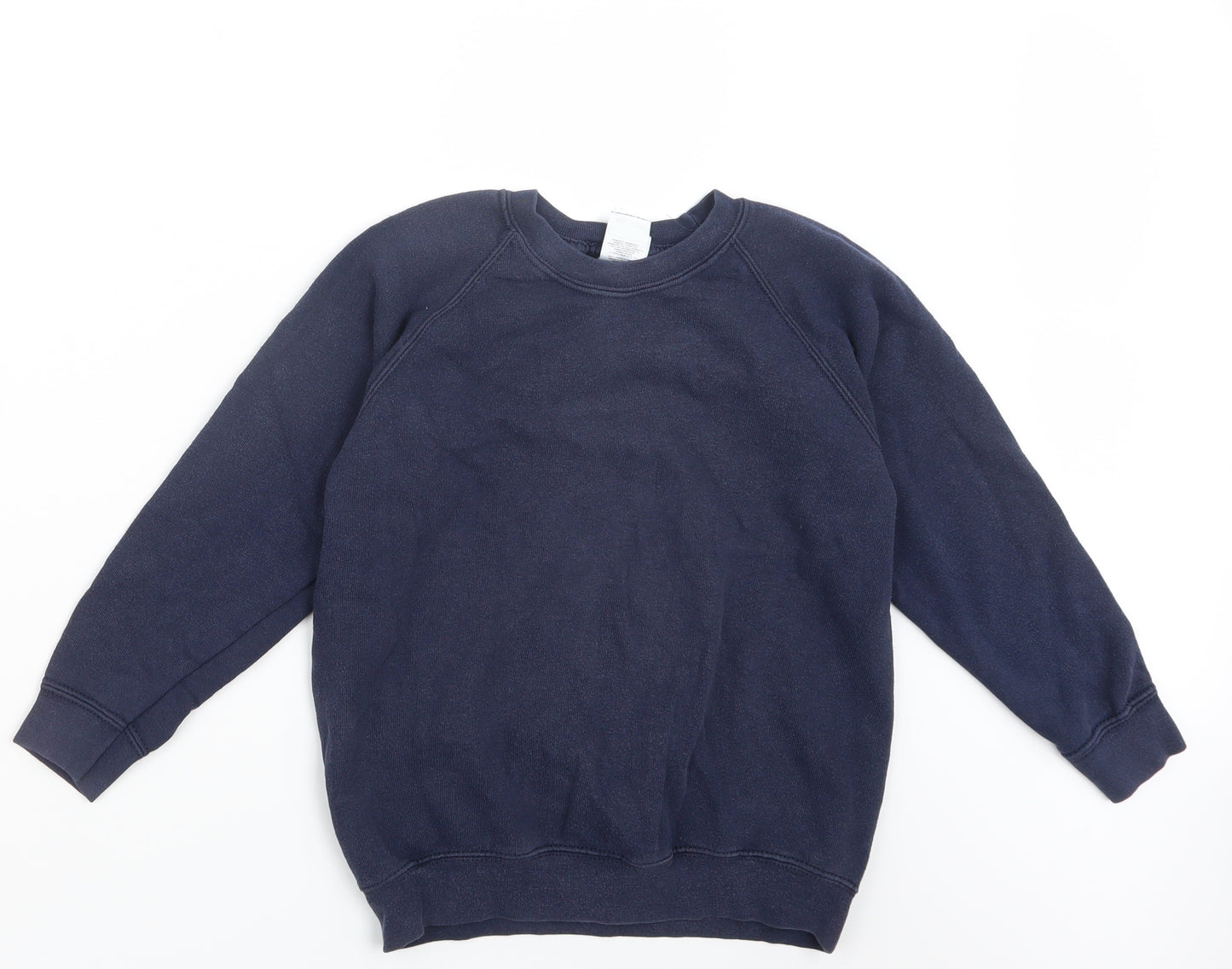 Fruit of the Loom Boys Blue   Pullover Jumper Size 7-8 Years