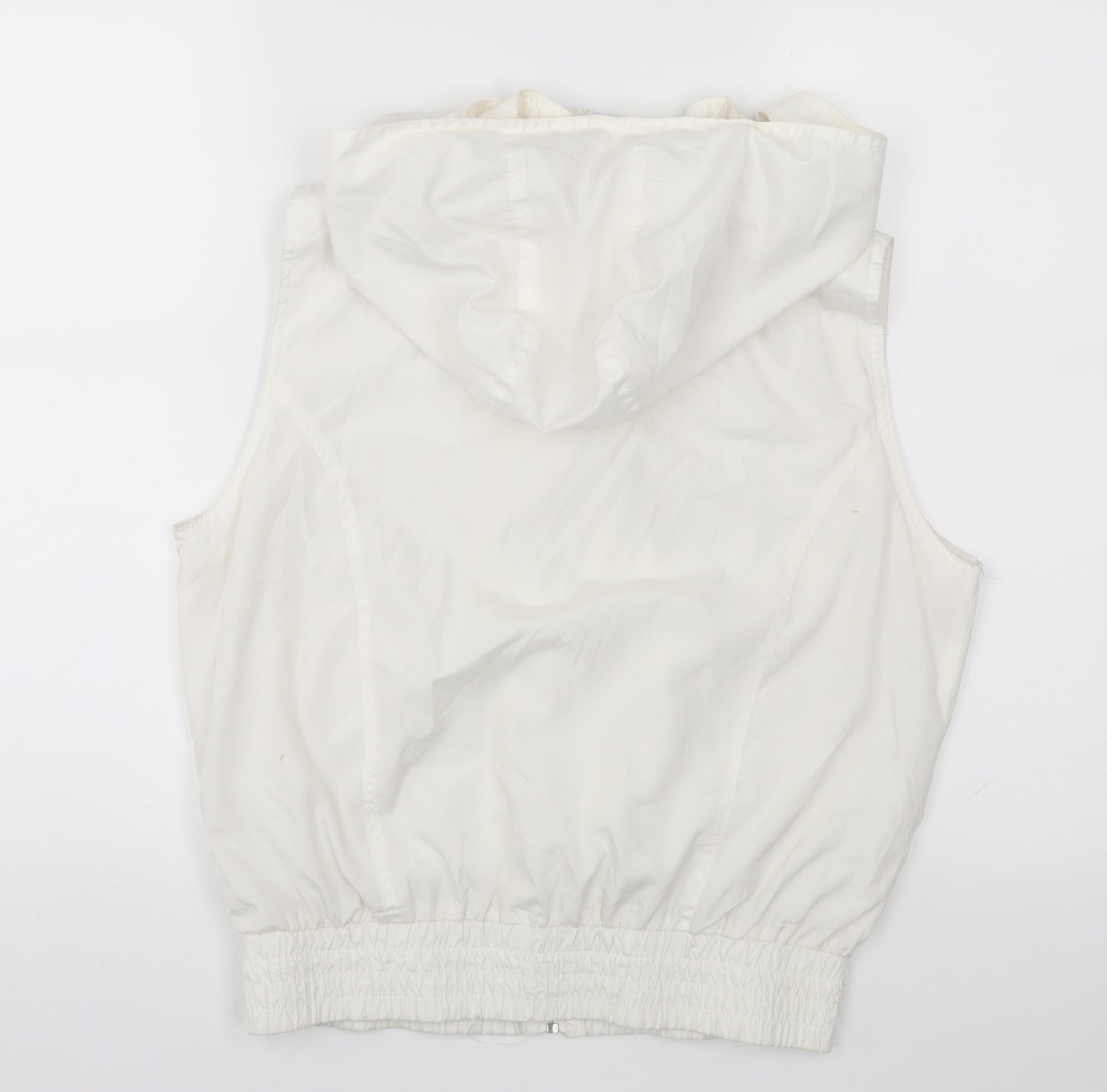 DENIM CO Womens White   Gilet Blazer Size 14