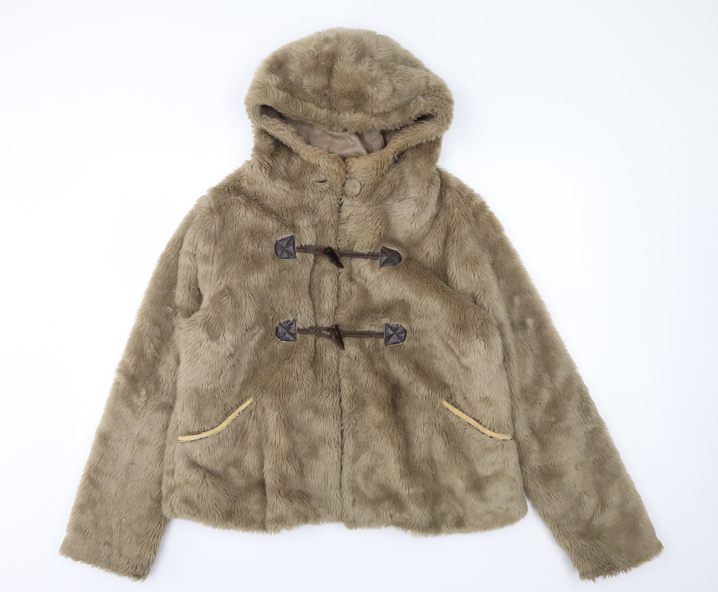 New Look Womens Brown   Jacket Coatigan Size 18