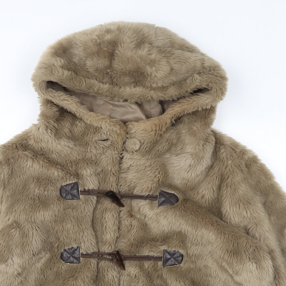 New Look Womens Brown   Jacket Coatigan Size 18