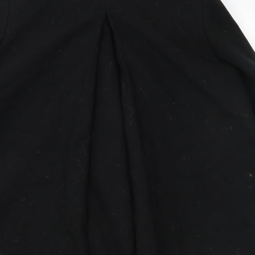 Papaya Womens Black   Overcoat Coat Size 14