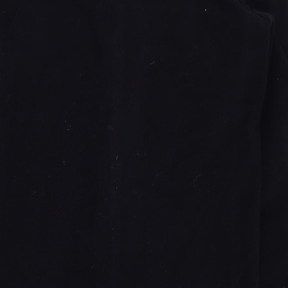 Blazer Mens Black   Overcoat Coat Size L