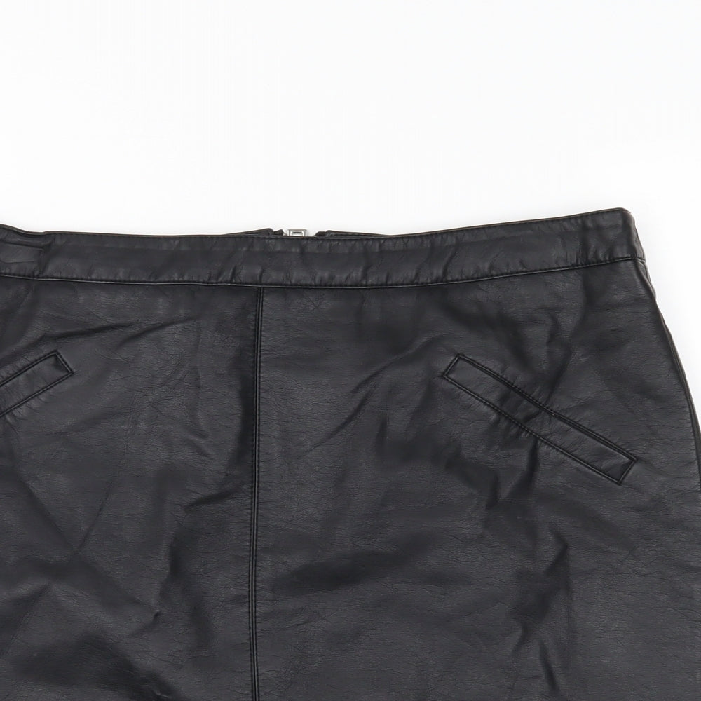 Dorothy Perkins Womens Black   Mini Skirt Size 12